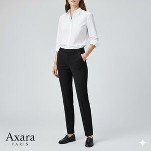 Axara Paris Slim Ankle Trousers  US 6